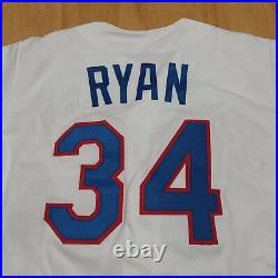 100% Authentic Ryan Nolan Rawlings 1990 Rangers Autographed Pro Cut Game Jersey