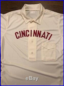 1902 Cincinnati reds Team Issued Throwback Game Jersey Alex Blandino Size 46