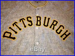 1950 Pittsburgh Pirates Game Used Jersey Flannel Tom Saffell