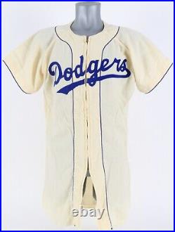 1953-57 Brooklyn Dodgers Home Macgregor Size 40 Salesman Sample Jersey Mears Loa