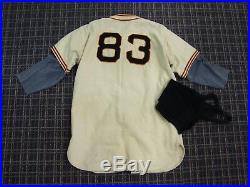 1954 Muskogee Giants Game Used Minor League Jersey NY Giants Western Assoc