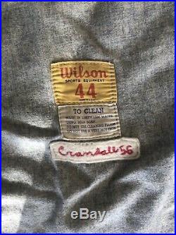 1956 Del Crandall Game Used Milwaukee Braves Road Jersey LOA MEARS 6.5 Atlanta