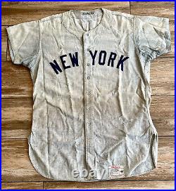 1958 New York Yankees Johnny Kucks Game Used Jersey World Series Champion Season