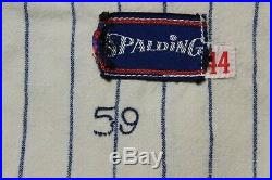 1959 New York Yankees Game Worn Used Home Pinstripe Flannel Jersey