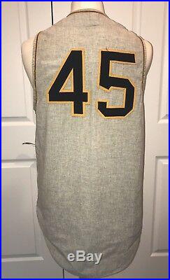 1959 Pittsburgh Pirates Jersey Pirates Game Used Jersey Worn Flannel