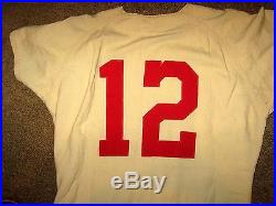 1960 ARKANSAS TRAVELERS GAME USED FLANNEL JERSEY-NICE CONDITION-#12