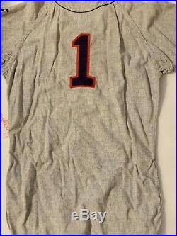 1961 Syracuse Chiefs Road Jersey Game Used