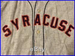 1961 Syracuse Chiefs Road Jersey Game Used
