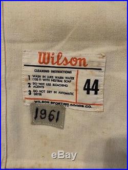 1961 flannel Los Angeles Dodgers home jersey