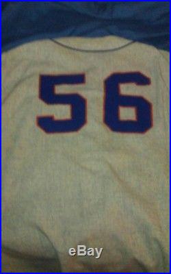 1962 New York Mets game used flannel jersey