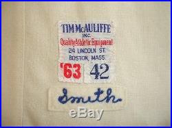 1963 Jack Smith Los Angeles Dodgers #41 Home Jersey Game Used