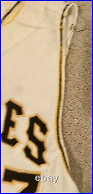 1964 Donn Clendenon Pittsburgh Pirates Game Used Jersey Game Worn- Flannel