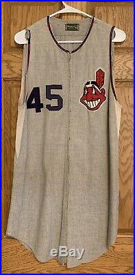 1964 Tom Kelley Cleveland Indians Game Used MacGregor Rookie Jersey Vest Size 44