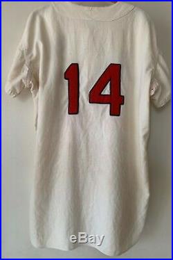 1966-1968 St. Louis Cardinals Game Worn and Used Home Flannel Jersey Ron Davis