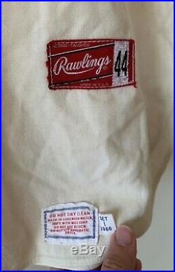 1966-1968 St. Louis Cardinals Game Worn and Used Home Flannel Jersey Ron Davis