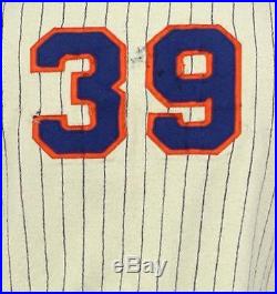1966-68 Dick Selma Ny Mets Game Worn Used Home Flannel Jersey