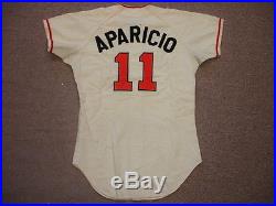 1966 Baltimore Orioles #11 Luis Aparicio Game Worn / Used Flannel Jersey