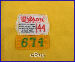 1967 Kansas City Athletics Diego Segui #26 Game Used Gold Vest Jersey 13938