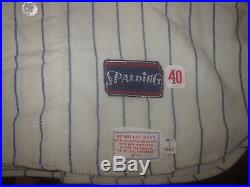 1967 New York Mets Home Flannel Game Used Jersey #6 Bart Shirley / Bob Johnson