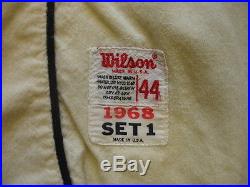 1968 Bill Freehan Detroit Tigers Game Worn #11 Home Jersey