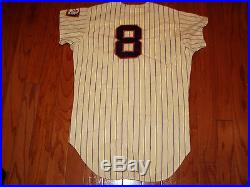 1968 GAME USED MINNESOTA TWINS RON CLARK FLANNEL JERSEY VINTAGE 1970s 1960s