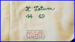 1969 California Angels Ken Tatum Game Used Flannel Jersey Los Angeles