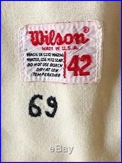 1969 Houston Astros game worn jersey shooting star with 100th& astrodome patch