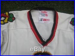 1970-1971 Chicago Blackhawks Dan Maloney Game Worn Used Home Durene Jersey