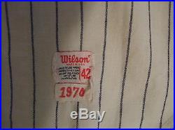 1970 1971 Ken Hawk Harrelson Cleveland Indians Game Used Worn Jersey Uniform