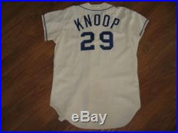 1970 Chicago White Sox Game Worn/Used Flannel White Jersey Knoop #29