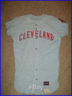 1970 Vern Fuller Game Used Worn Cleveland Indians Flannel Jersey Uniform RARE