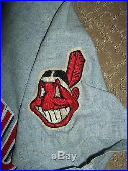 1970 Vern Fuller Game Used Worn Cleveland Indians Flannel Jersey Uniform RARE