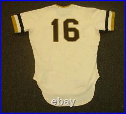 1970's Al Oliver Pittsburgh Pirates Game Worn Used Jersey. 303 Lifetime Hitter