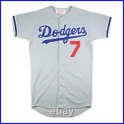 1970's Steve Yeager Game Used Los Angeles Dodgers Vintage Road Jersey 1981 Champ