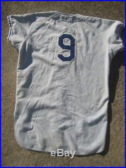 1971-1972 Los Angeles Dodgers Game Used Worn Road Flannel Jersey Terry McDermott