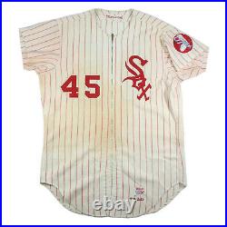 1971 Chicago White Sox Game Used Vintage Flannel Home Pin-stripe Jersey