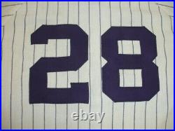 1971 Mike Lum Atlanta Braves Game Used Home Flannel Pinstripe Jersey #28