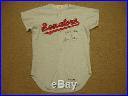 1971 Washington Senators Game Worn #2 Jersey & Pants Lenny Randle