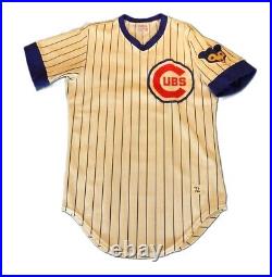 1972 CUBS First Year Pullover Game Used Worn Jersey Chicago Billy North