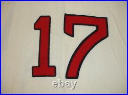 1972 Cecil Cooper Boston Red Sox Game Used Rookie Home Flannel Jersey #17