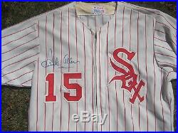 1972 Dick Allen Chicago White Sox Home Jersey Made by Wilson Autographed