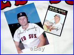 1972 GAME USED BOSTON RED SOX JOHN KENNEDY FLANNEL JERSEY VINTAGE 1970s 1960s