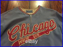 1972 game used Chuck Tanner Chicago White Sox Road Jersey MEARS LOA