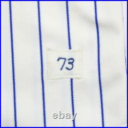 1973-1974 Steve Stone Chicago Cubs Game Used Vintage Pin-stripe Home Jersey A10