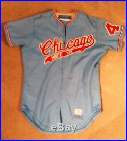 1973 Chicago White Sox Gu Blue Road Jersey, #43 Jim Lemonds! Classic Style