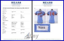 1973 Dan Monzon, Minnesota Twins Game Worn Road Jersey Authenticated by Mears A7