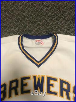 1973 Milwaukee Brewers Billy Champion # 38 Game Used Jersey