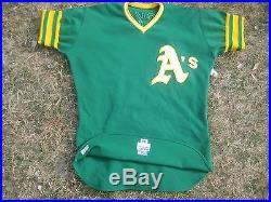 1973 Oakland A's Game Worn Used Jersey McAuliffe World Series Year