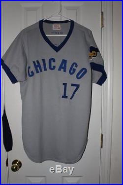 1974 Dave LaRoche Chicago Cubs Game Used Baseball Jersey, Wilson Sz 46, Set 2