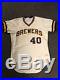 1974 Game Used Milwaukee Brewers Jersey #40 Jerry Bell